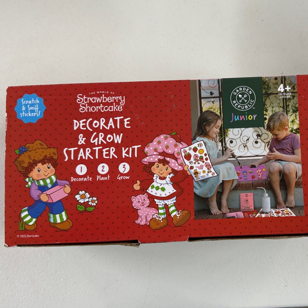 Strawberry Shortcake Decorate & Grow Starter Kit - Red